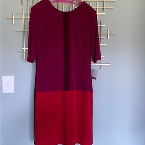 Donna Morgan color block dress